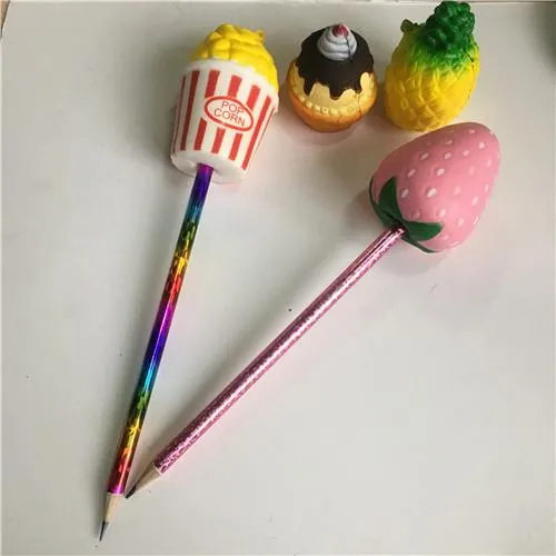 Smiješna plitkasta svjetlucava olovka prilagođenog dizajna